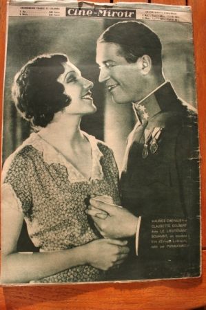 rene clair maurice chevalier magazine 1931 rolla france rene clair danielle darrieux rene clair maurice chevalier magazine 1931 rolla france rene clair danielle darrieux